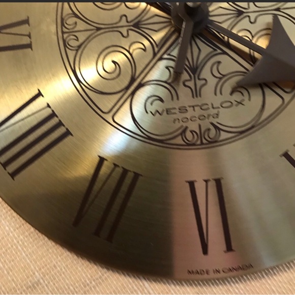 Vintage MCM Westclox no cord wall clock mid century modern - Picture 9 of 9